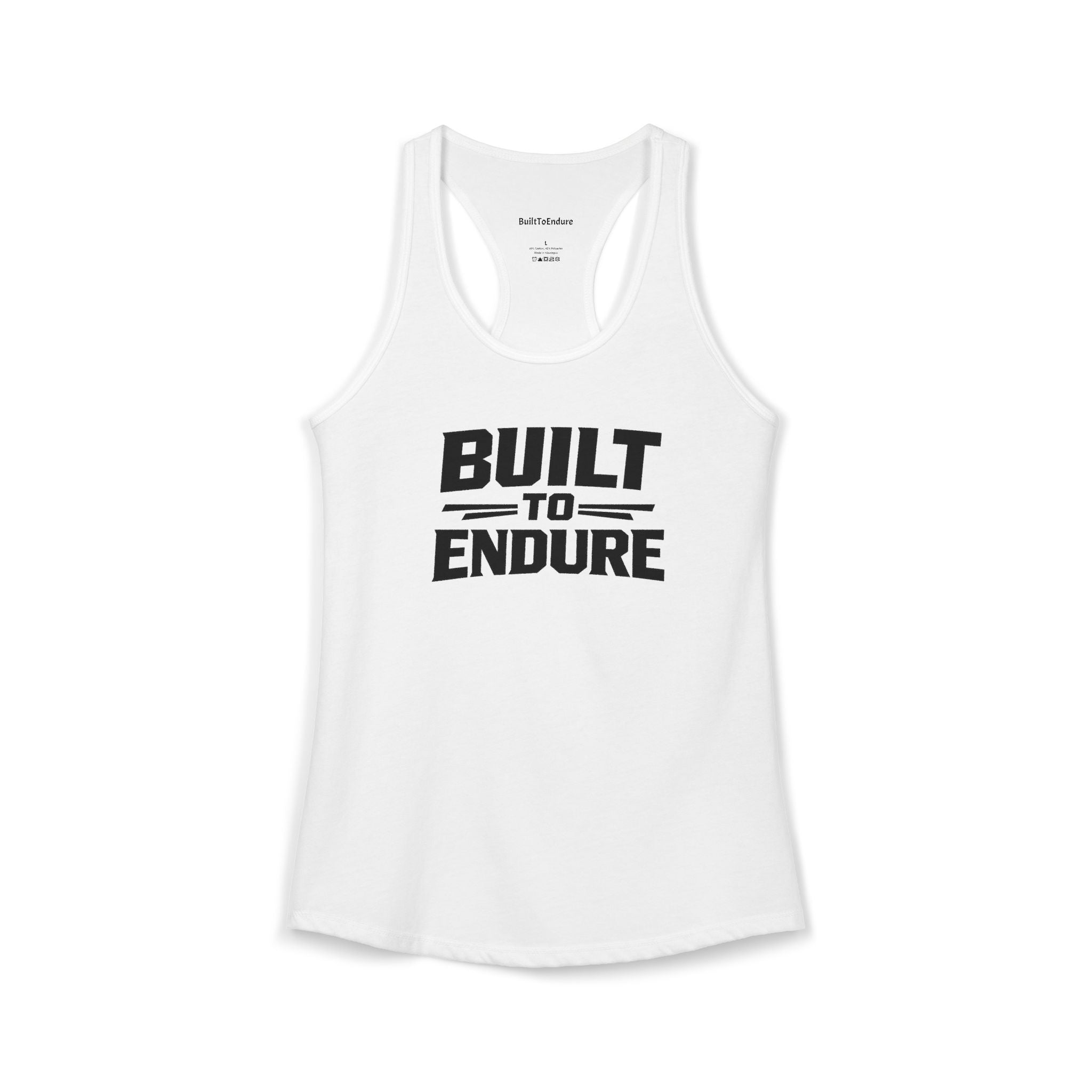 Built To Endure Woman's Racerback Tank