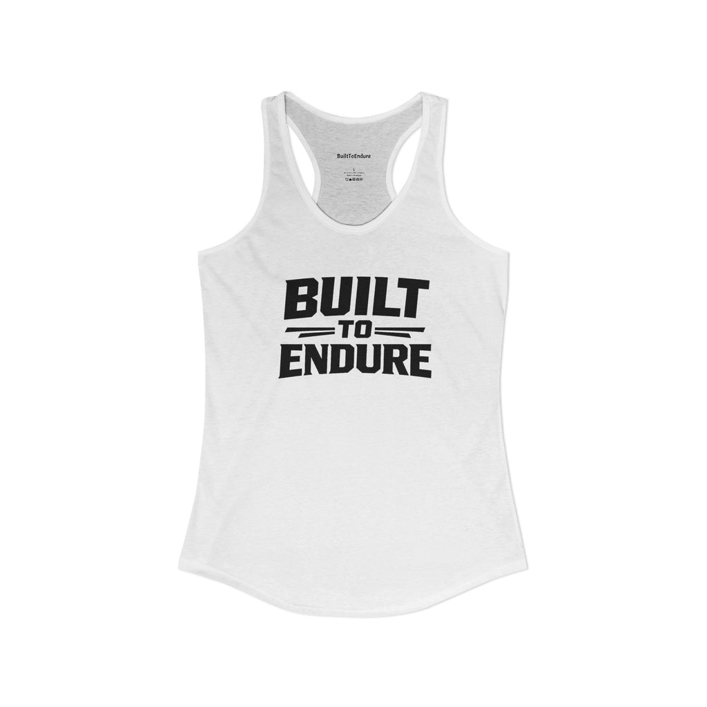 Built To Endure Woman's Racerback Tank
