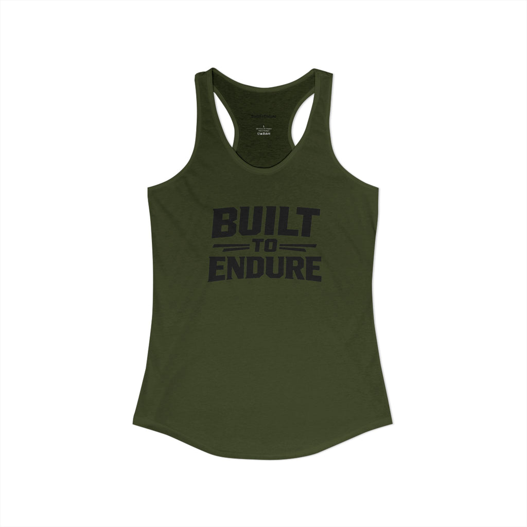 Built To Endure Woman's Racerback Tank