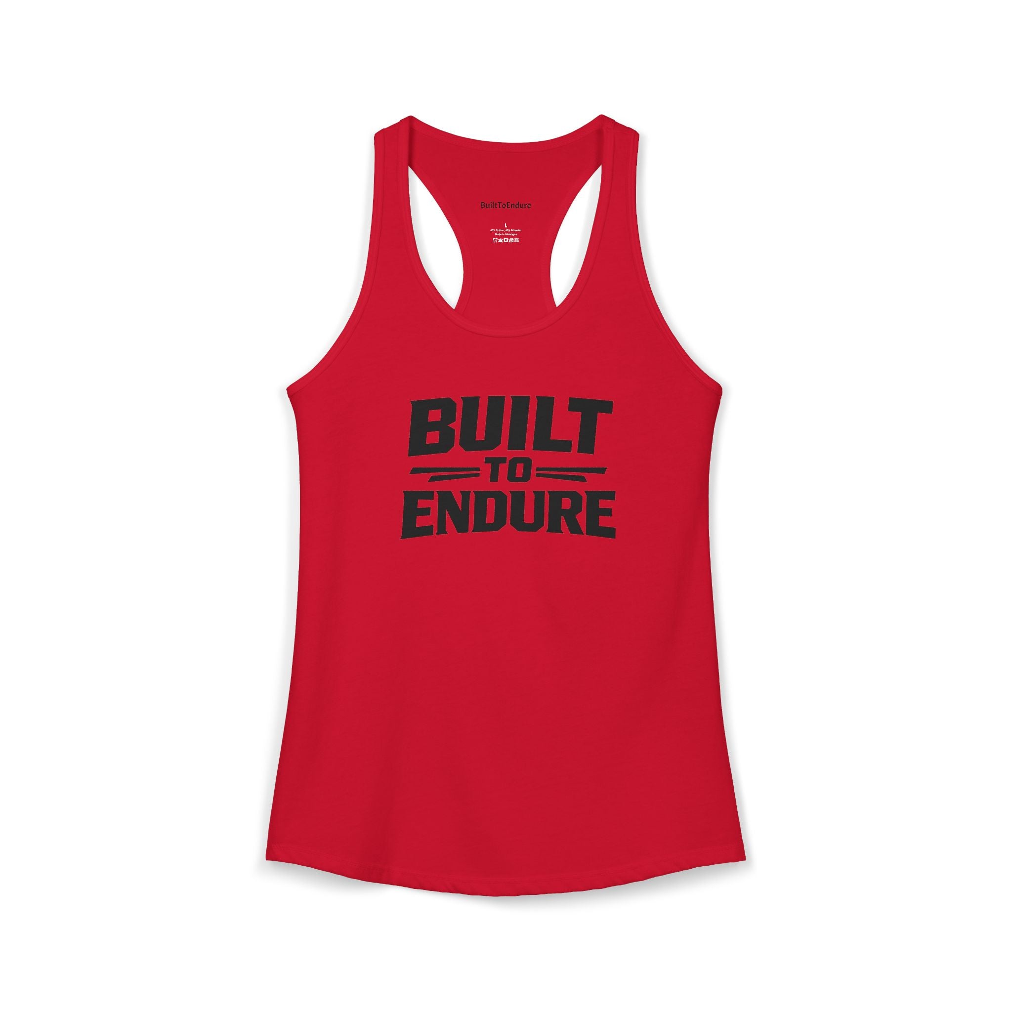 Built To Endure Woman's Racerback Tank