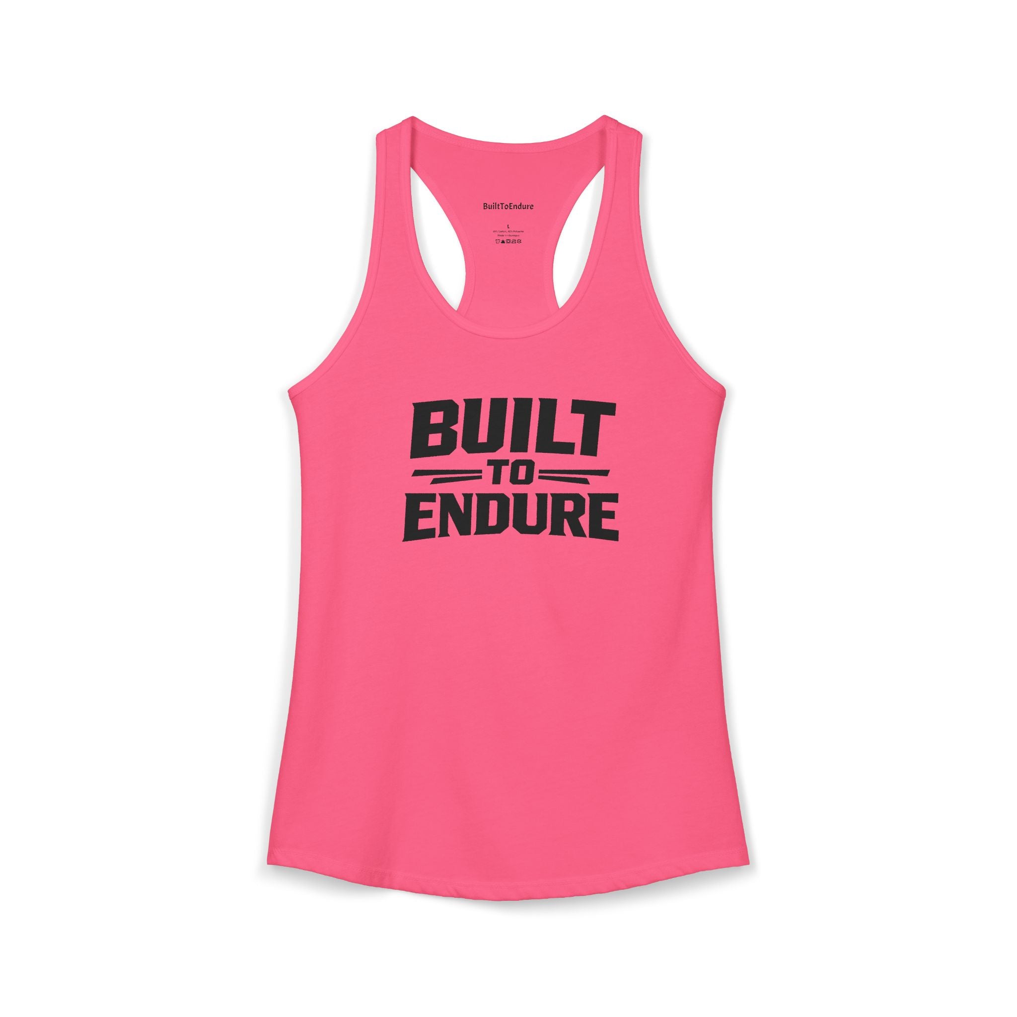 Built To Endure Woman's Racerback Tank