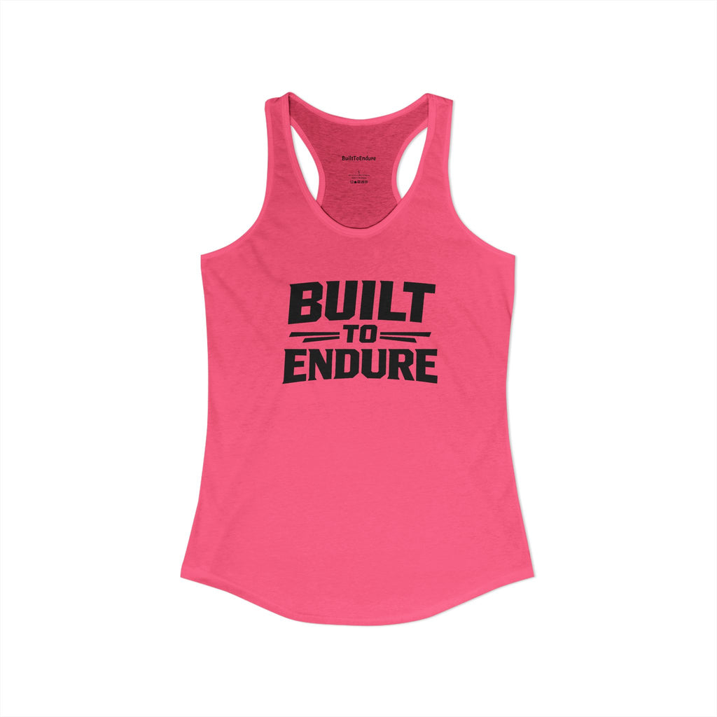 Built To Endure Woman's Racerback Tank